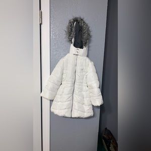 Calvin Klein 2T White Puffer Jacket